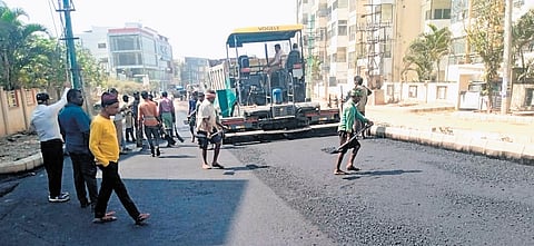 Just one km of the Uttarahalli Main Road was asphalted under the erstwhile BBMP