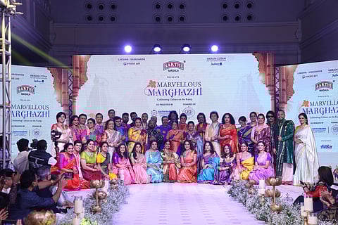 When musicians and dancers walk the ramp for Margazhi
