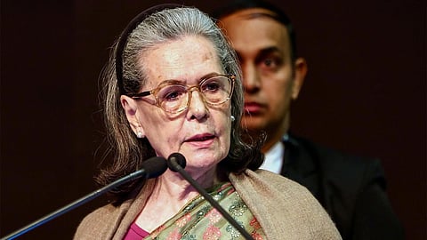 Congress leader Sonia Gandhi