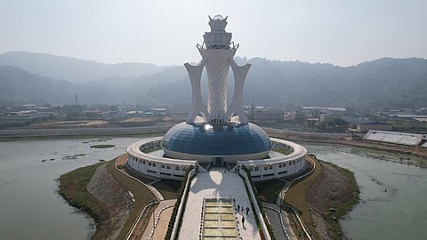 The Swahid Smarak Kshetra unveiled by Assam CM Himanta Biswa Sarma.