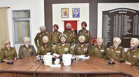 Punjab Police arrestes three operatives and recovered 4.083 kg methamphetamine (ICE) and 1.032 kg heroin from their possession.