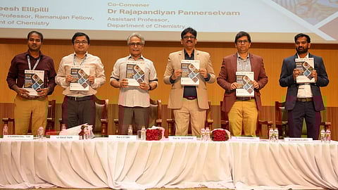 The Department of Chemistry, School of Engineering and Sciences (SEAS), SRM University-AP, successfully hosted the International Conference on Emerging Trends in Chemical Biology (ETCB 2025), a two-day global academic event bringing together leading scientists, researchers, and young scholars from India and around the world.
