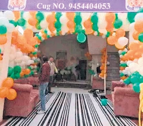 Police post built with stones thrown at cops during Sambhal clash opens