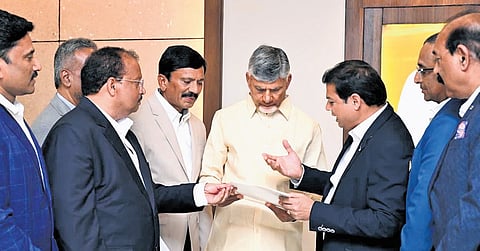 CREDAI delegation met CM Nara Chandrababu Naidu at Amaravati on Thursday.