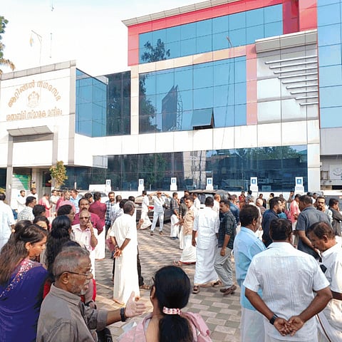 Party cadres and candidates celebrate victories in the local Assembly elections 2025 in Kerala