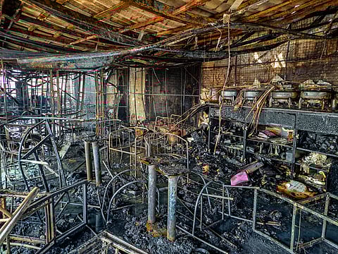 Fire reduces No Limit Air hookah bar to ashes, lapses under probe