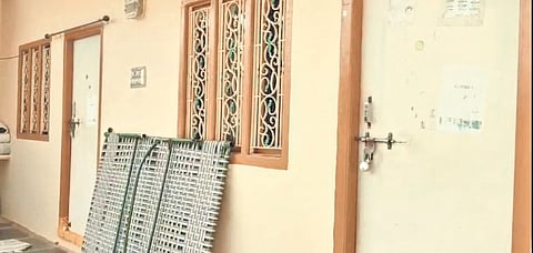 Tension prevailed in Ammavaripalle village of Vempalli mandal on Sunday as villagers locked their houses and collectively left the village, declaring their solidarity with the YSRCP.