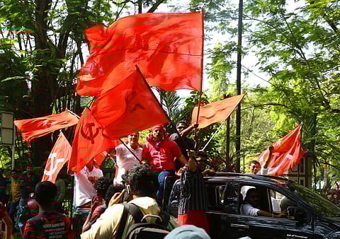 CPM-led LDF fared well in all four municipalities in the district.