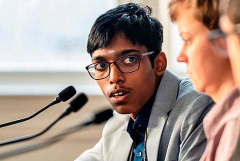 Grandmaster R Praggnanandhaa.