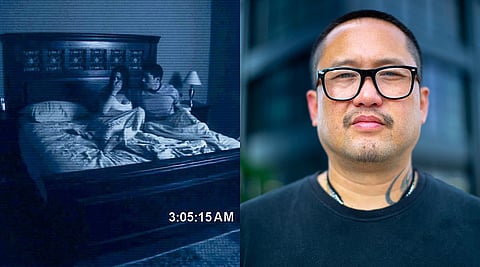 Paranormal Activity (L) and Ian Tuason (R)