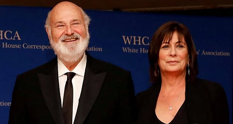 Rob Reiner and Michele Reiner pictured in 2018