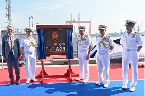DSC A20 is the lead ship in a series of five Diving Support Craft being built by M/s Titagarh Rail Systems Limited (TRSL), Kolkata.