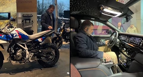 Sharing visuals of the guided tour at the manufacturing plant, Gandhi wrote in a post on Instagram, "Had the chance to experience BMW's world in Munich, Germany with a guided tour of BMW Welt and the BMW Plant."