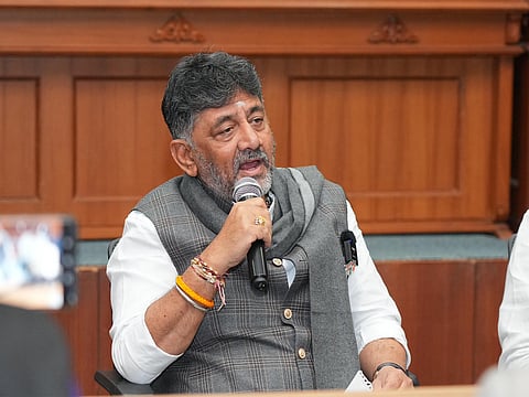 DK Shivakumar told reporters he will adhere to the advice of both the Opposition and ruling parties.