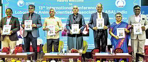 Scientists take part in the 13th International Conference on ‘Preclinical Insights from Animal Studies on Drug Discovery’ in Visakhapatnam on Friday.