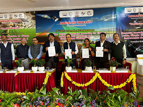 International Conference – “GeoVision 2025: Geospatial Innovation for Climate Action, Disaster Resilience and Environmental Sustainability,” organised by the Department of Geography, Bangalore University.