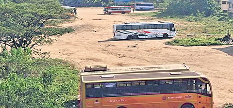 The site for the new terminal at Karikkamuri.