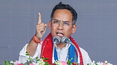 Gaurav Gogoi claimed that people's right to criticise, a crucial element in a democracy, was being taken away by the BJP-led coalition government.