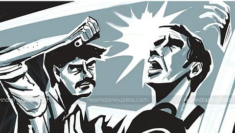 A woman and her 15-year-old son have alleged they were tortured by Jagatsinghpur police during raids conducted in connection with a temple theft case