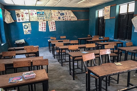 A general view of a classroom at St. Mary’s Catholic School in Papiri, Agwarra local government, Niger state, on November 23, 2025.