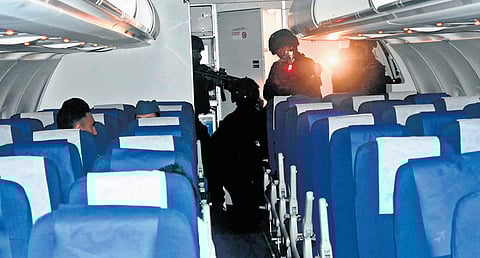 The 52 Special Action Group (SAG) of the National Security Guard (NSG)-India’s designated National Counter Hijack Force commandos during the exercise