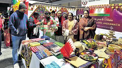 The Odisha Mandap showcased the state’s tribal products, traditional garments and handicrafts at the exhibition held as part of Bahrain’s National Day celebrations.