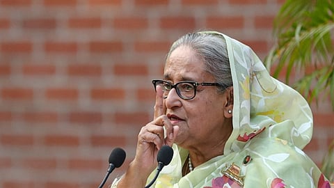 Former Bangladesh prime minister Sheikh Hasina.