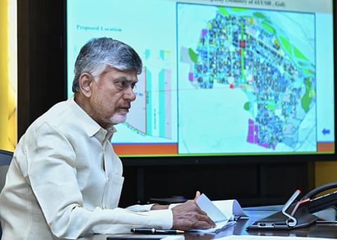 CM Nara Chandrababu Naidu.