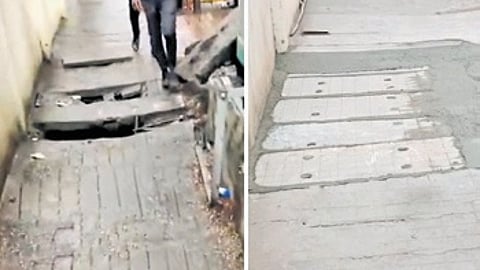 After Canadian expat Caleb Friesen’s video, GBA has fixed the footpath.