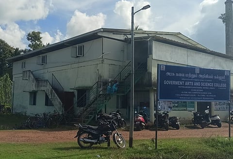 Kuthalam Government Arts and Science College is now functioning at the village e-Sevai centre along the Mayiladuthurai-Kumbakonam highway, where it has been functioning for about four years.