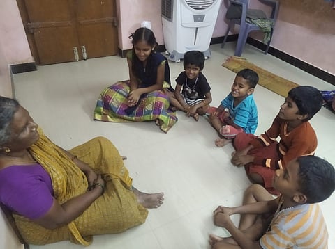 'My Grandparents My Pride' for school students gives children an opportunity to learn about their lineage and family history up close from the elders during the half-yearly vacation.