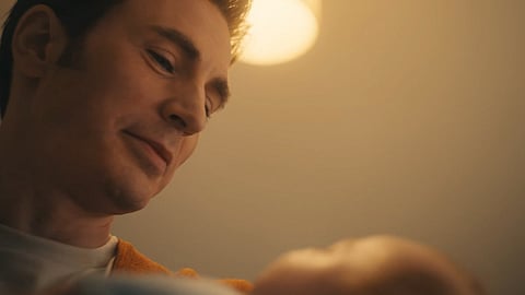 Screengrab from the Avengers: Doomsday teaser featuring Steve Rogers