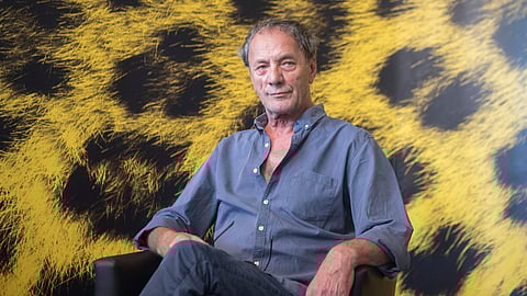 Palestinian actor Mohammed Bakri poses during the photocall for the film "Wajib" at the 70th Locarno International Film Festival in Locarno, Switzerland, on August 5, 2017.