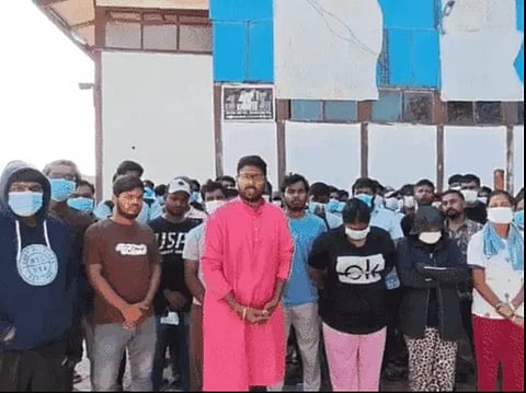 Their plight came to light after a video appeal surfaced on social media, showing exhausted and frightened youths pleading with the Government of India and the Ministry of External Affairs to rescue them.