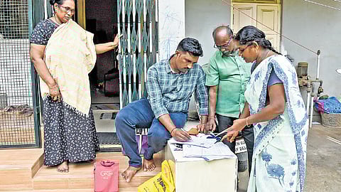 A total of 6,50,590 voters have been deleted from the electoral list of 32,25,198 voters in 10 constituencies in Coimbatore in the SIR.