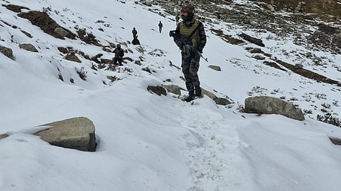 Army units have expanded their operational reach into snowbound areas. (Photo | Special arrangement)