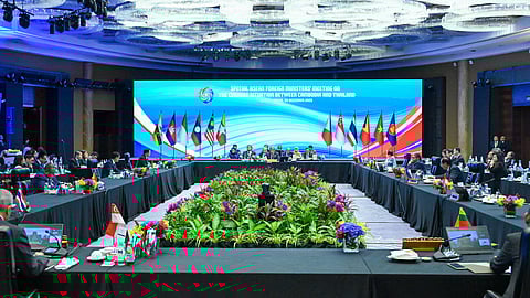 The ASEAN Foreign Ministers' meeting convenes Monday, Dec. 22, 2025, in Kuala Lumpur, Malaysia, to resume ceasefire talks after deadly border clashes between Thailand and Cambodia.