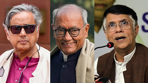 Tharoor calls for discipline, backs Digvijaya amid RSS praise row; Khera draws hard ideological line