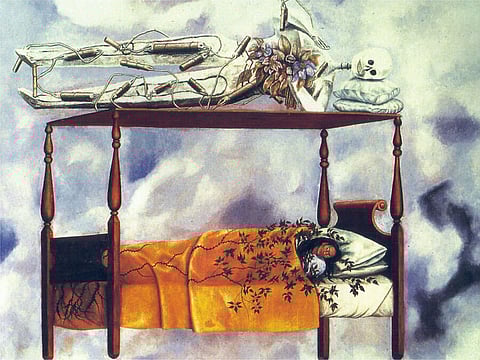 The Dream (The bed) by Frida Kahlo