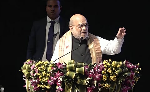 Union Home Minister Amit Shah at an event in Assam.