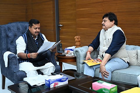 Ramchander Rao paid a courtesy call on BJP national working president Nitin Nabin in New Delhi.