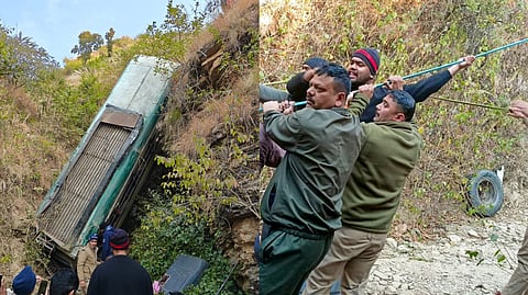 Preliminary assumptions suggest that the driver might have lost control on a sharp curve in the road.