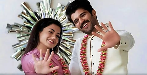 According to sources, Rashmika Mandanna and Vijay Deverakonda got engaged on October 3, 2025, in Hyderabad.