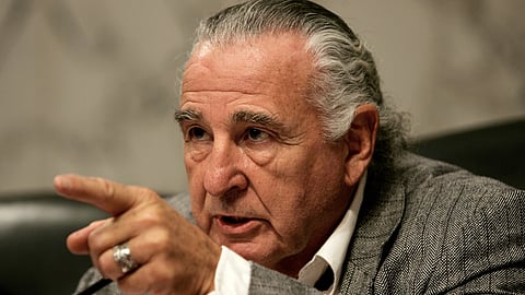 FILE - Sen. Ben Nighthorse Campbell.