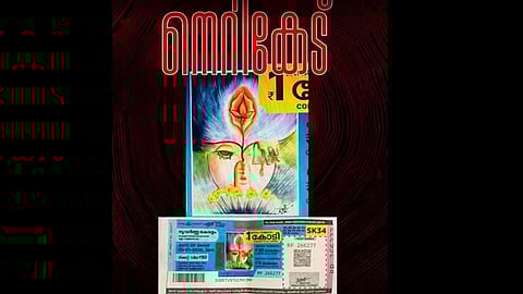 Kerala govt draws flak over ‘objectionable painting’ in state lottery ticket