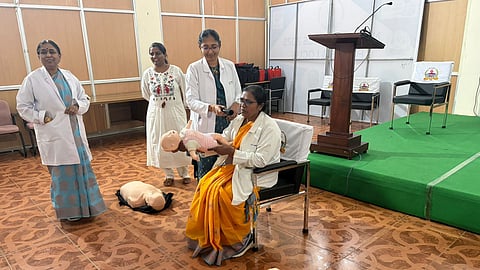 Dr. NTR University of Health Sciences, in collaboration with the Indian Resuscitation Council Federation (IRCF), successfully conducted a CPR Training Programme on 31st December 2025 at Alochana Hall, Dr. NTRUHS, Vijayawada.
