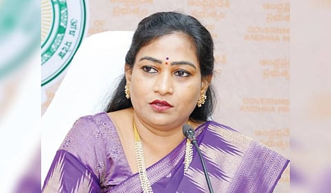 Home Minister Vangalapudi Anitha