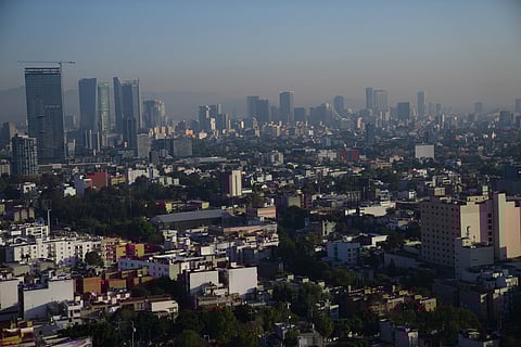 A view of Mexico City, Friday, Jan. 2, 2026, after a magnitude 6.5 earthquake that originated in the Acapulco area.