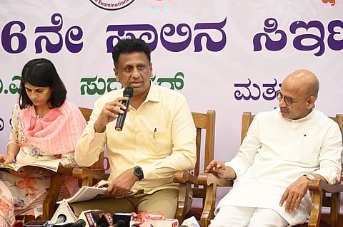 Dr M C Sudhakar, Higher Education Minister, Dr Sharan Prakash R Patil, Medical Education Minister inaugurated the newly built KEA building and released a manual for CET exams 2026 in Bengaluru.