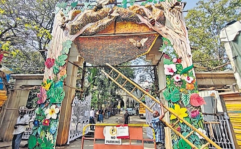 Preparations underway for Chitrasanthe on Saturday